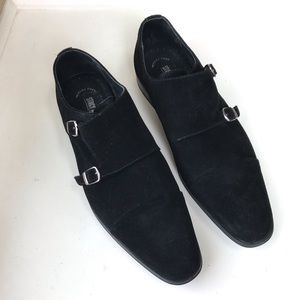 Men’s STACY ADAMS Suede Monk Strap Shoes